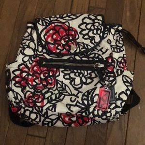 Coach Poppy Daisy Floral Graffiti Backpack